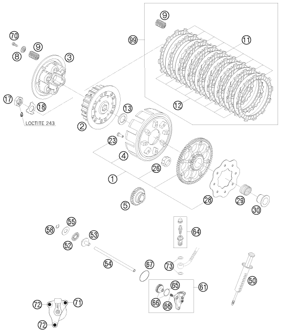 Explosionsgrafik KUPPLUNG
