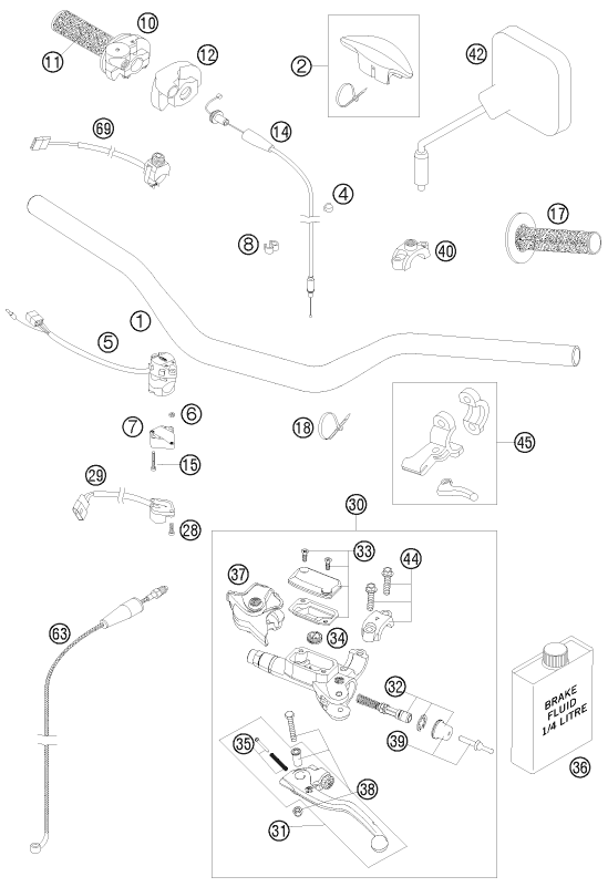 Explosionsgrafik LENKER, ARMATUREN