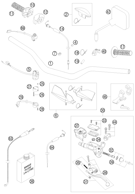 Explosionsgrafik LENKER, ARMATUREN