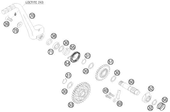Explosionsgrafik KICKSTARTER
