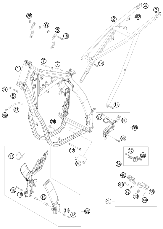 Explosionsgrafik RAHMEN
