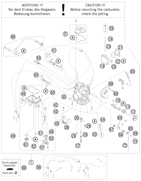 Explosionsgrafik VERGASER