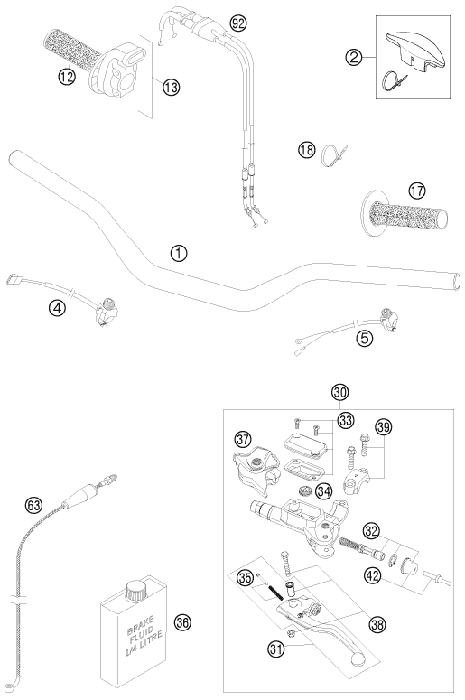 Explosionsgrafik LENKER, ARMATUREN