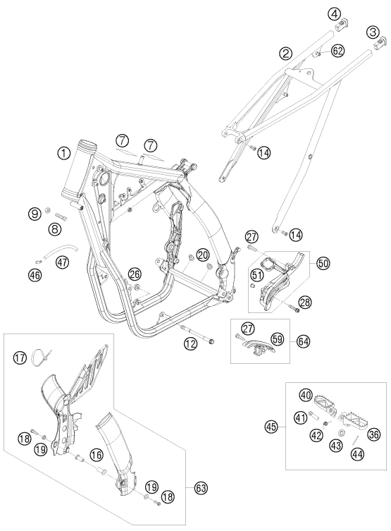 Explosionsgrafik RAHMEN