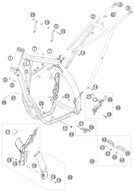 Explosionsgrafik RAHMEN