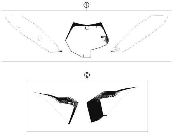 Explosionsgrafik DEKOR