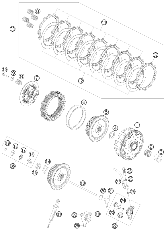 Explosionsgrafik KUPPLUNG