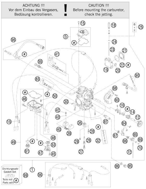 Explosionsgrafik VERGASER