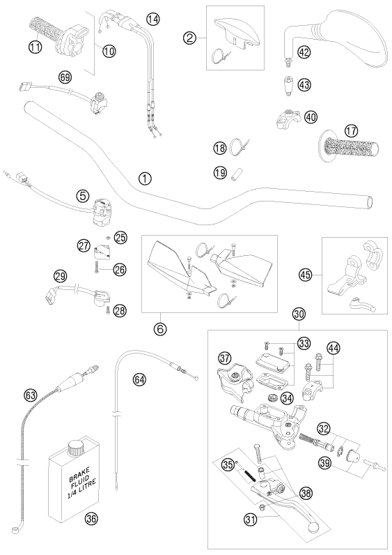 Explosionsgrafik LENKER, ARMATUREN