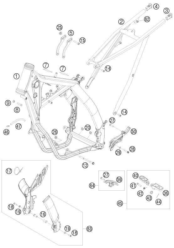 Explosionsgrafik RAHMEN