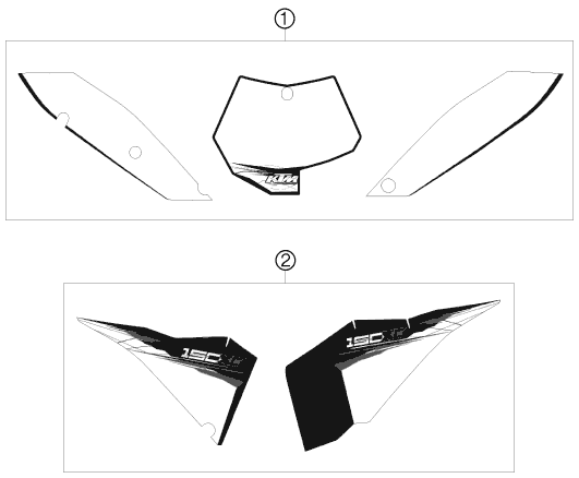 Explosionsgrafik DEKOR