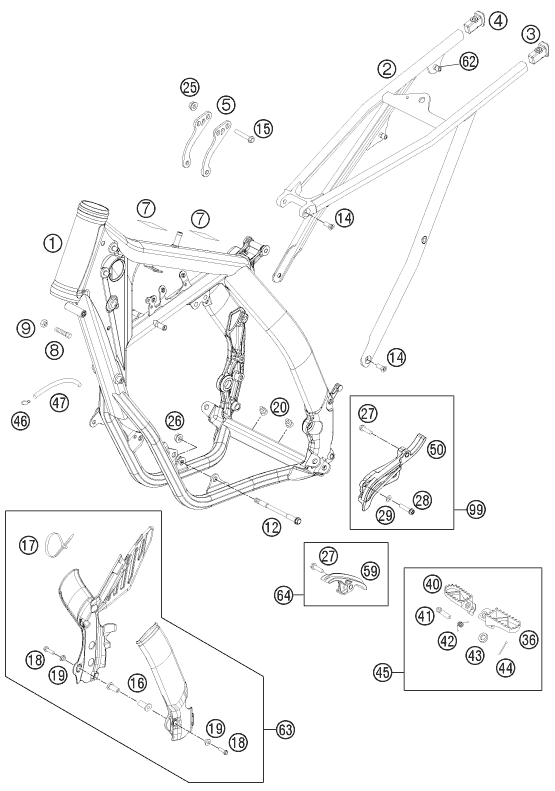 Explosionsgrafik RAHMEN
