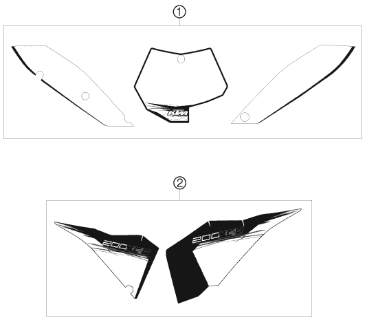 Explosionsgrafik DEKOR