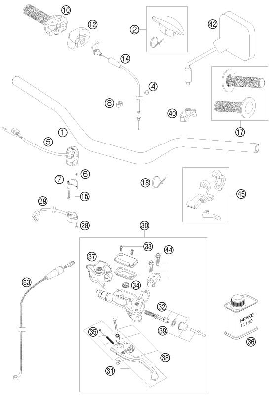 Explosionsgrafik LENKER, ARMATUREN