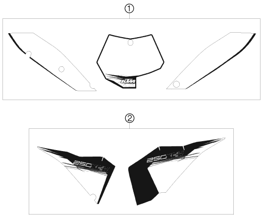 Explosionsgrafik DEKOR