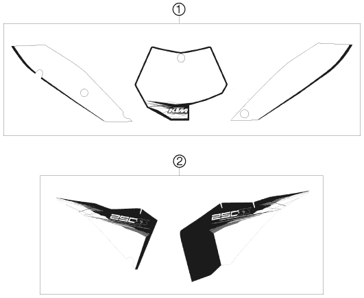 Explosionsgrafik DEKOR