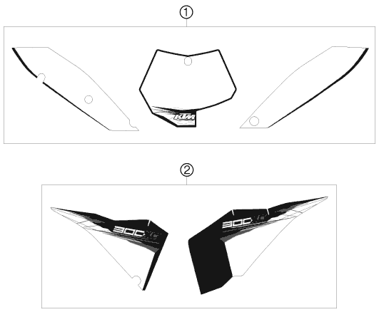 Explosionsgrafik DEKOR