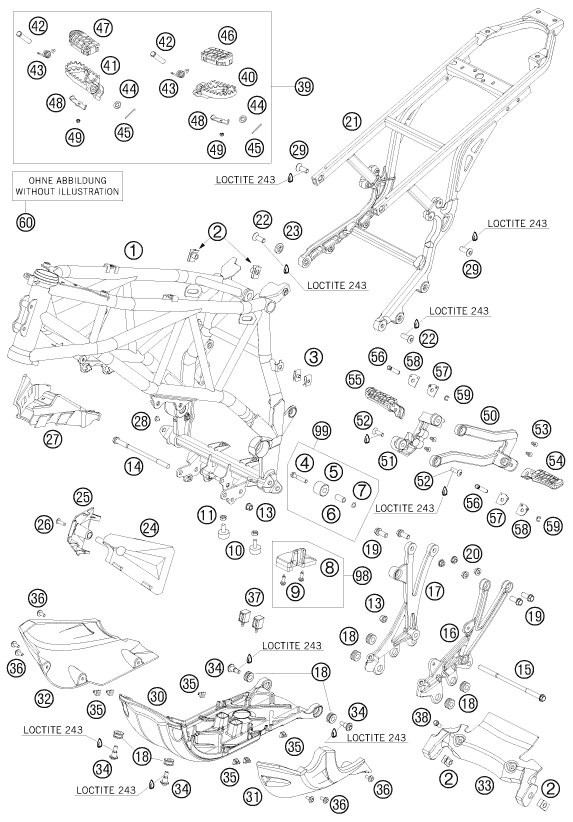 Explosionsgrafik RAHMEN