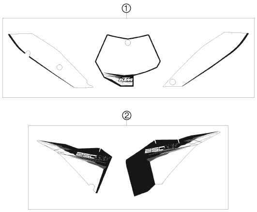Explosionsgrafik DEKOR