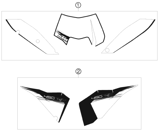 Explosionsgrafik DEKOR