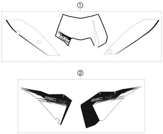 Explosionsgrafik DEKOR
