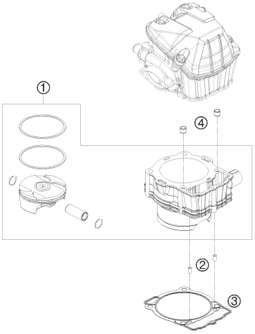 Explosionsgrafik ZYLINDER