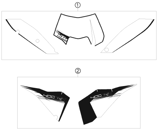 Explosionsgrafik DEKOR