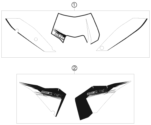 Explosionsgrafik DEKOR
