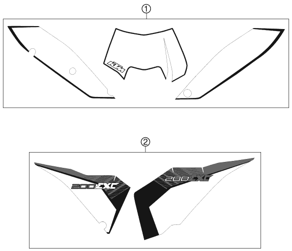 Explosionsgrafik DEKOR