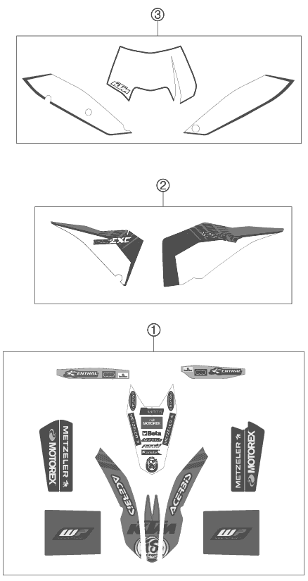 Explosionsgrafik DEKOR