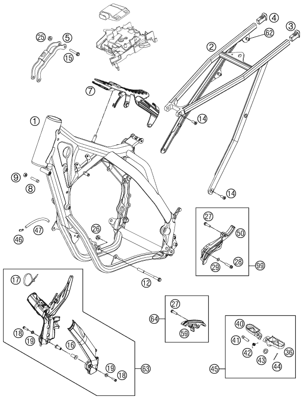 Explosionsgrafik RAHMEN