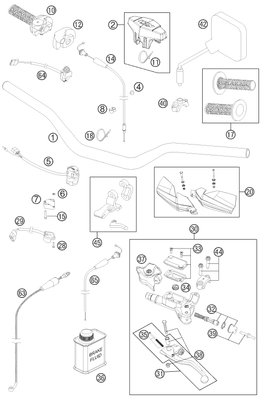 Explosionsgrafik LENKER, ARMATUREN