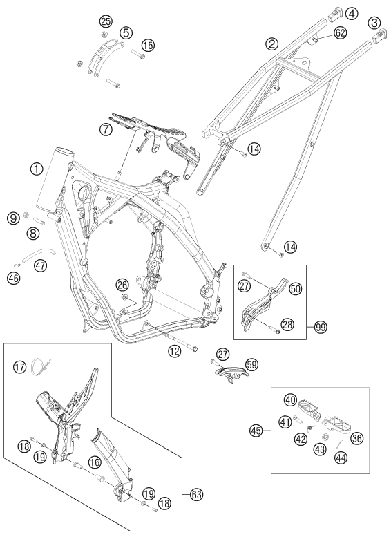 Explosionsgrafik RAHMEN