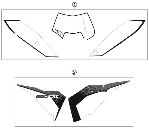 Explosionsgrafik DEKOR