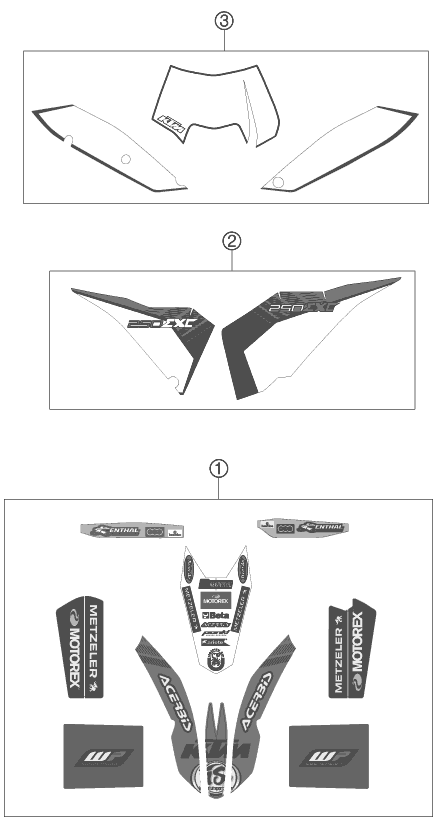 Explosionsgrafik DEKOR