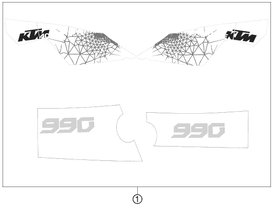 Explosionsgrafik DEKOR