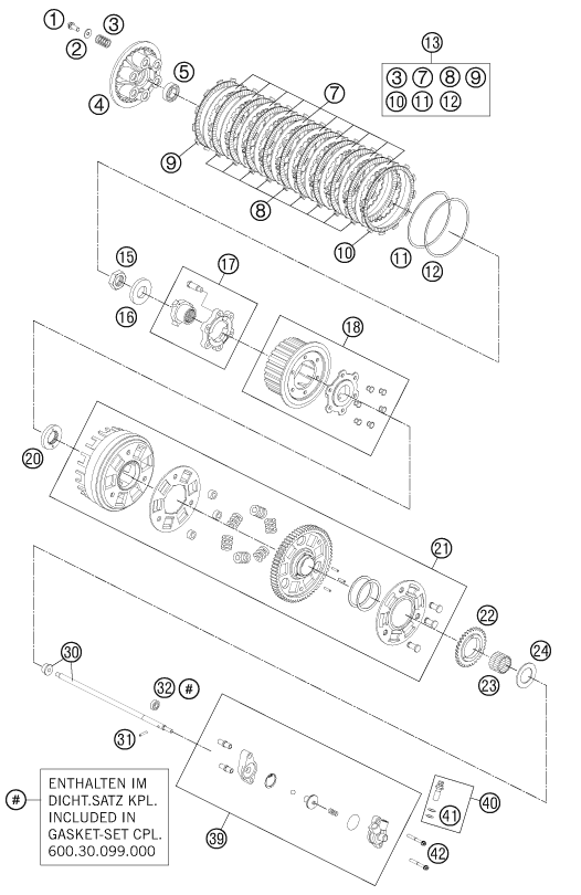 Explosionsgrafik KUPPLUNG