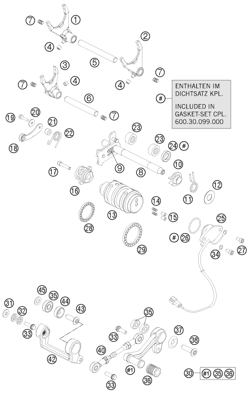 Explosionsgrafik SCHALTUNG