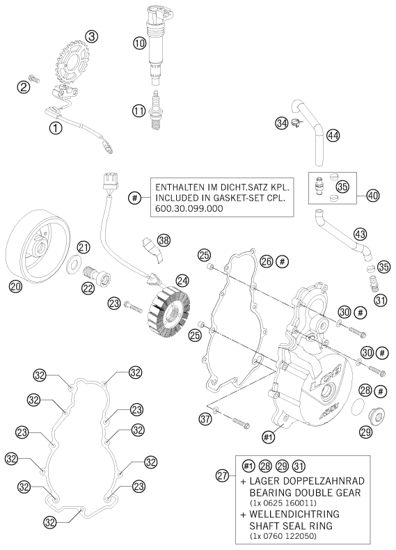 Explosionsgrafik ZÜNDANLAGE
