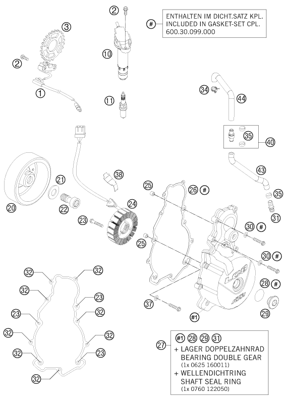 Explosionsgrafik ZÜNDANLAGE