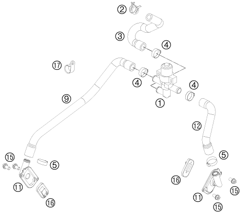 Explosionsgrafik SEKUNDÄRLUFTSYSTEM SLS
