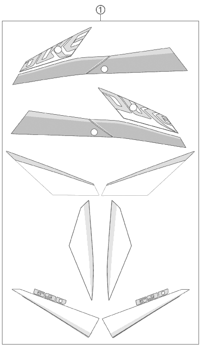 Explosionsgrafik DEKOR