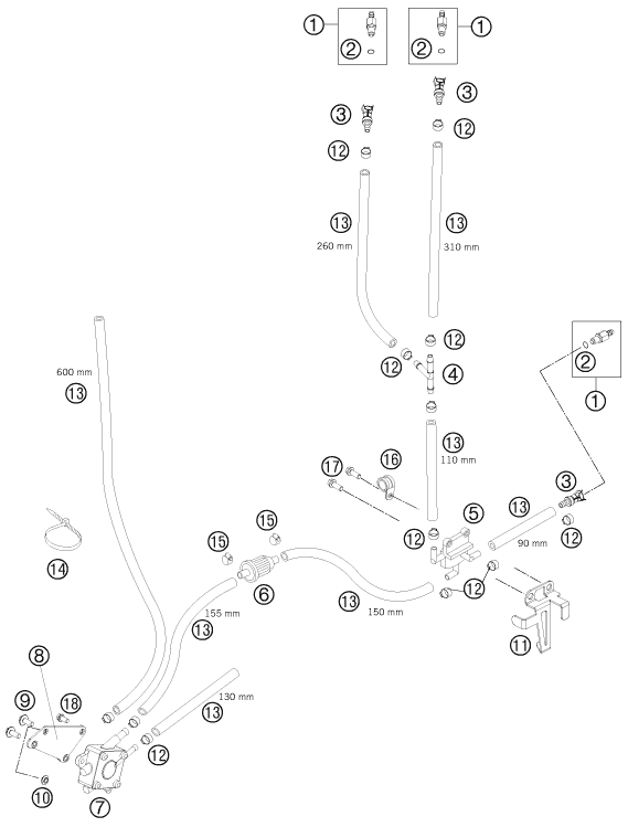 Explosionsgrafik KRAFTSTOFFPUMPE
