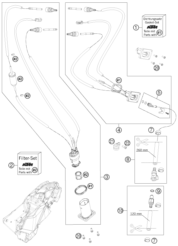 Explosionsgrafik KRAFTSTOFFPUMPE