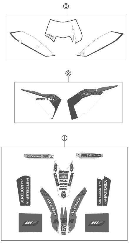 Explosionsgrafik DEKOR