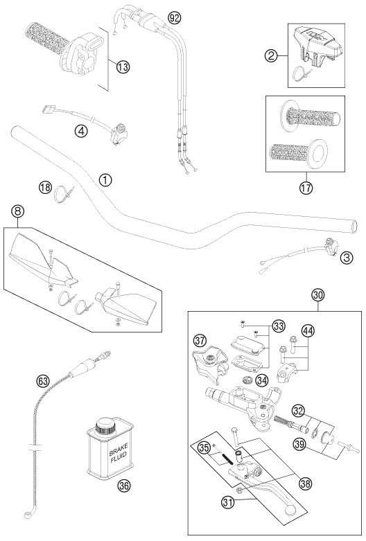 Explosionsgrafik LENKER, ARMATUREN