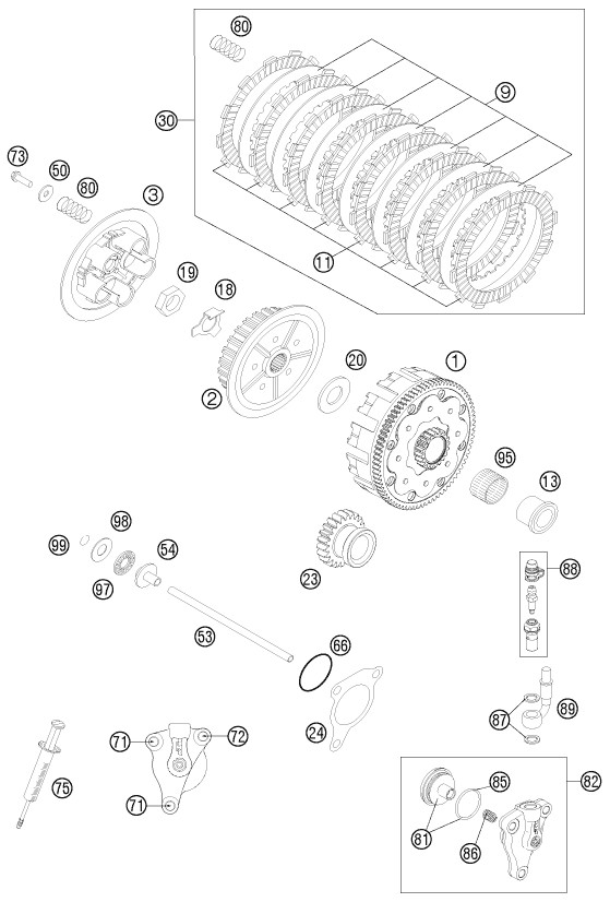 Explosionsgrafik KUPPLUNG
