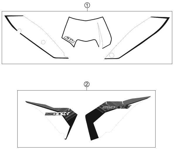 Explosionsgrafik DEKOR