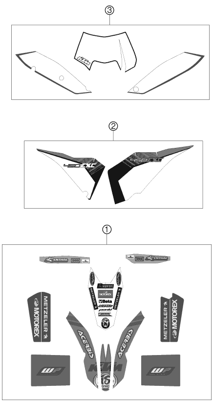 Explosionsgrafik DEKOR