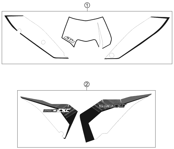 Explosionsgrafik DEKOR